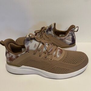 APL Men's Sneakers in Brown and White